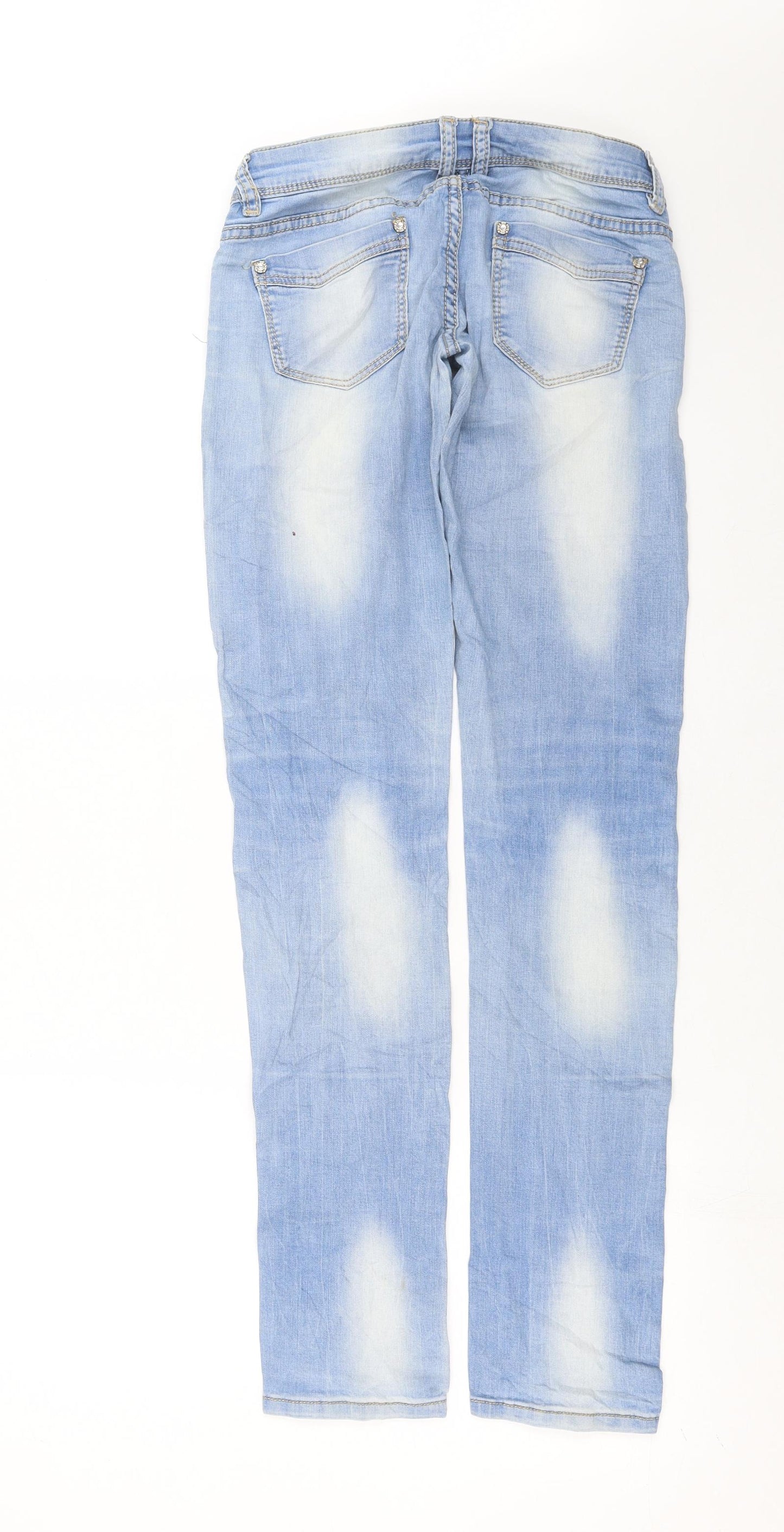 Preworn Womens Blue  Denim Skinny Jeans Size S L33 in