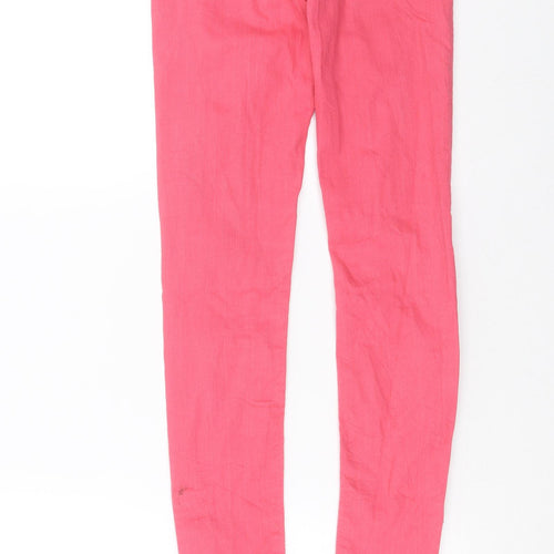 Vertbaudet Girls Pink  Denim Skinny Jeans Size 12 Years