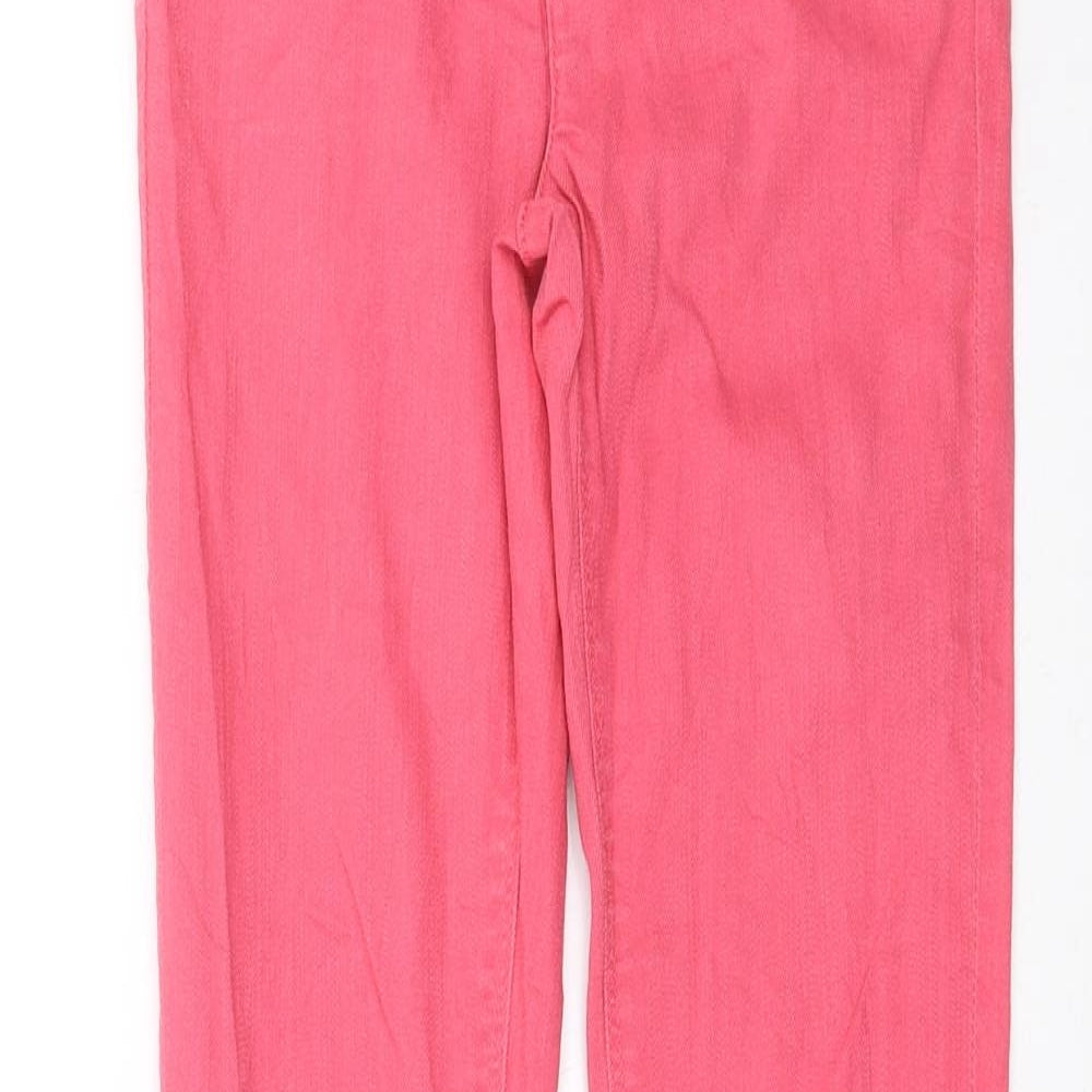 Vertbaudet Girls Pink  Denim Skinny Jeans Size 12 Years
