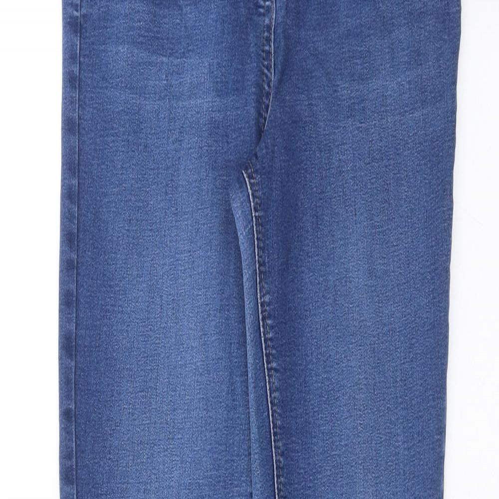 Primark Womens Blue  Denim Skinny Jeans Size 10 L26 in