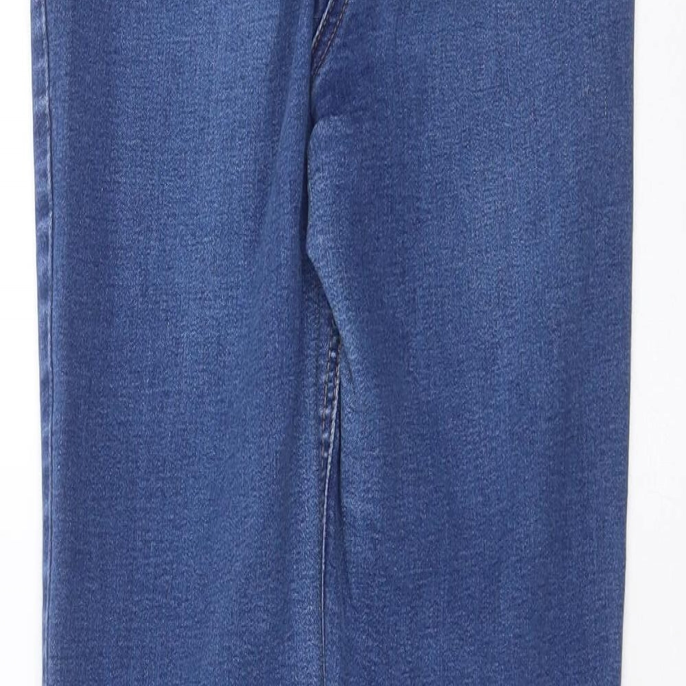 Primark Womens Blue  Denim Skinny Jeans Size 10 L26 in