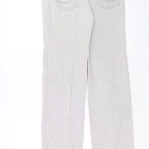 Christian Berg Womens Grey  Denim Straight Jeans Size 12 L28 in