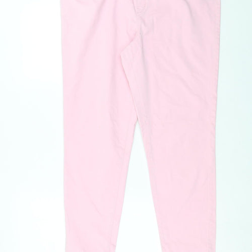 George Womens Pink  Denim Jegging Jeans Size 18 L27 in