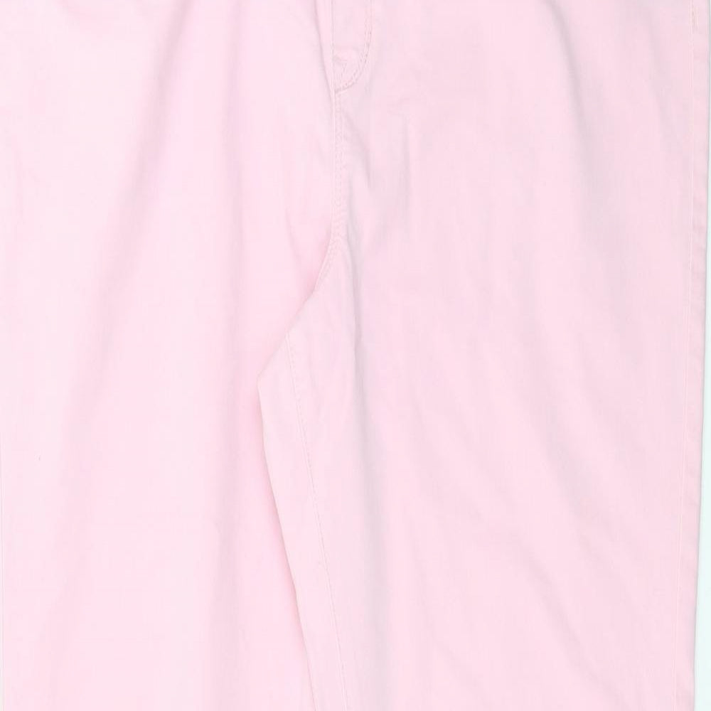 George Womens Pink  Denim Jegging Jeans Size 18 L27 in