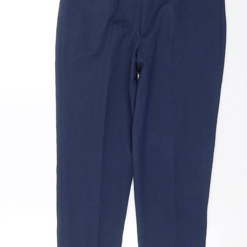 TOVA Womens Blue Geometric  Trousers  Size 10 L28 in