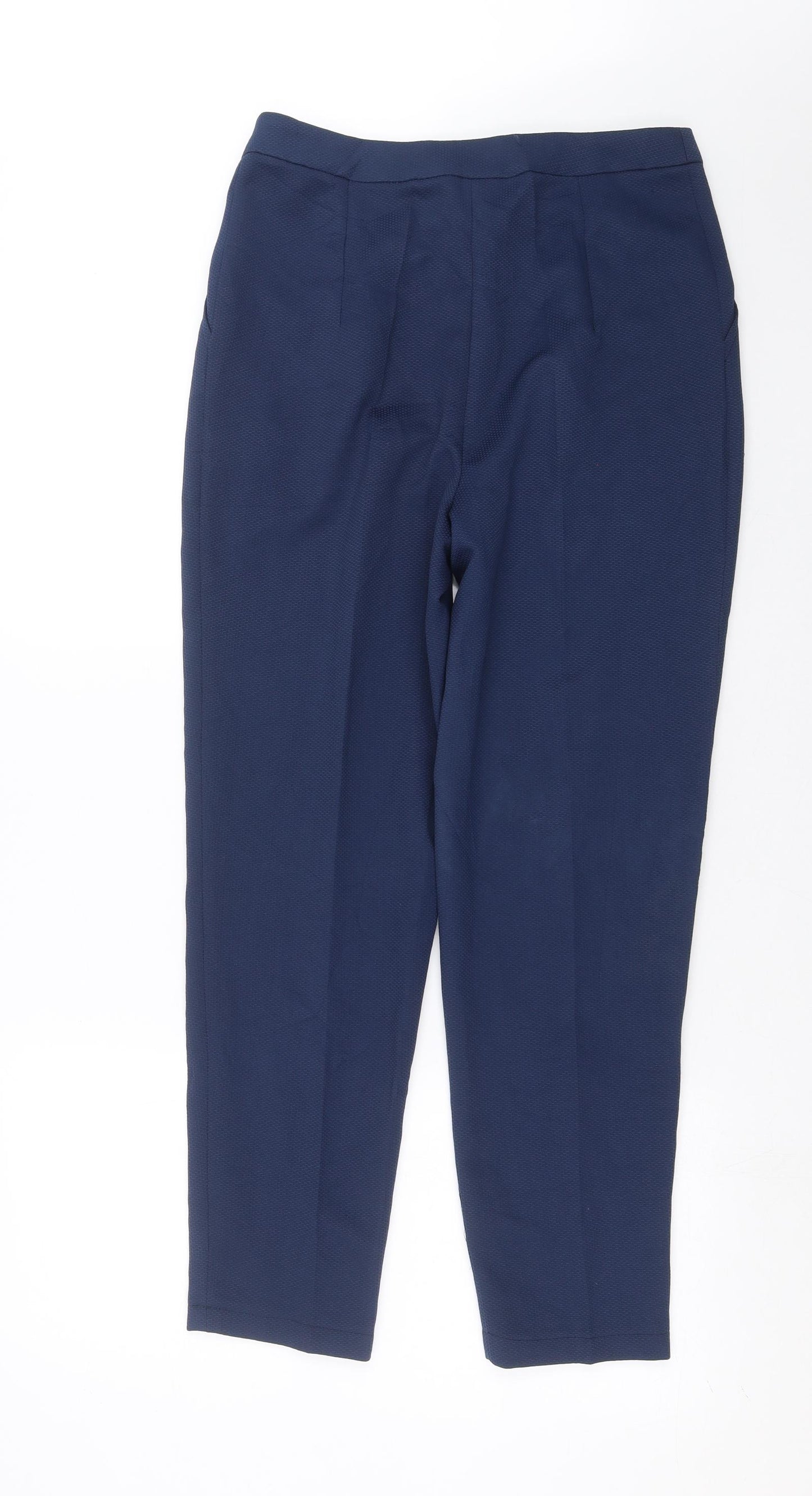 TOVA Womens Blue Geometric  Trousers  Size 10 L28 in