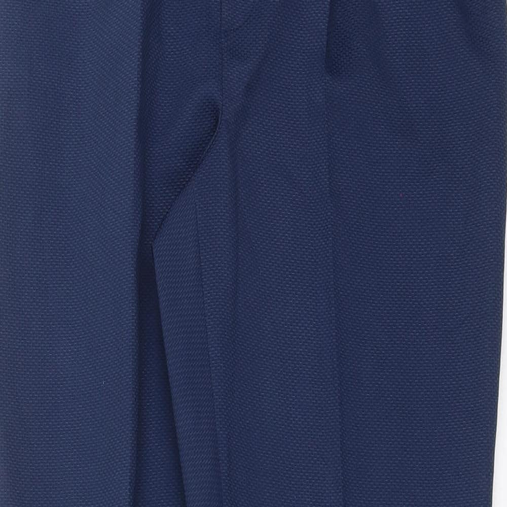 TOVA Womens Blue Geometric  Trousers  Size 10 L28 in