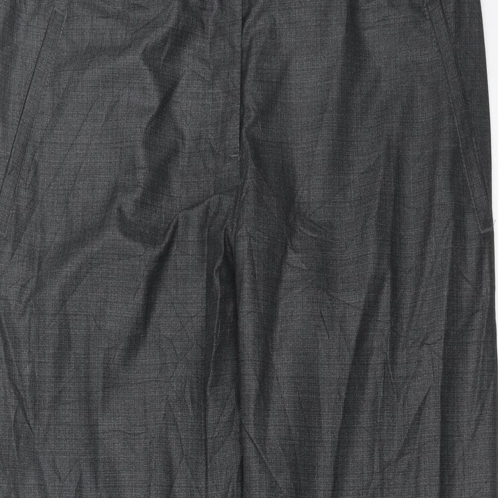 H&M Womens Grey   Trousers  Size 12 L28 in