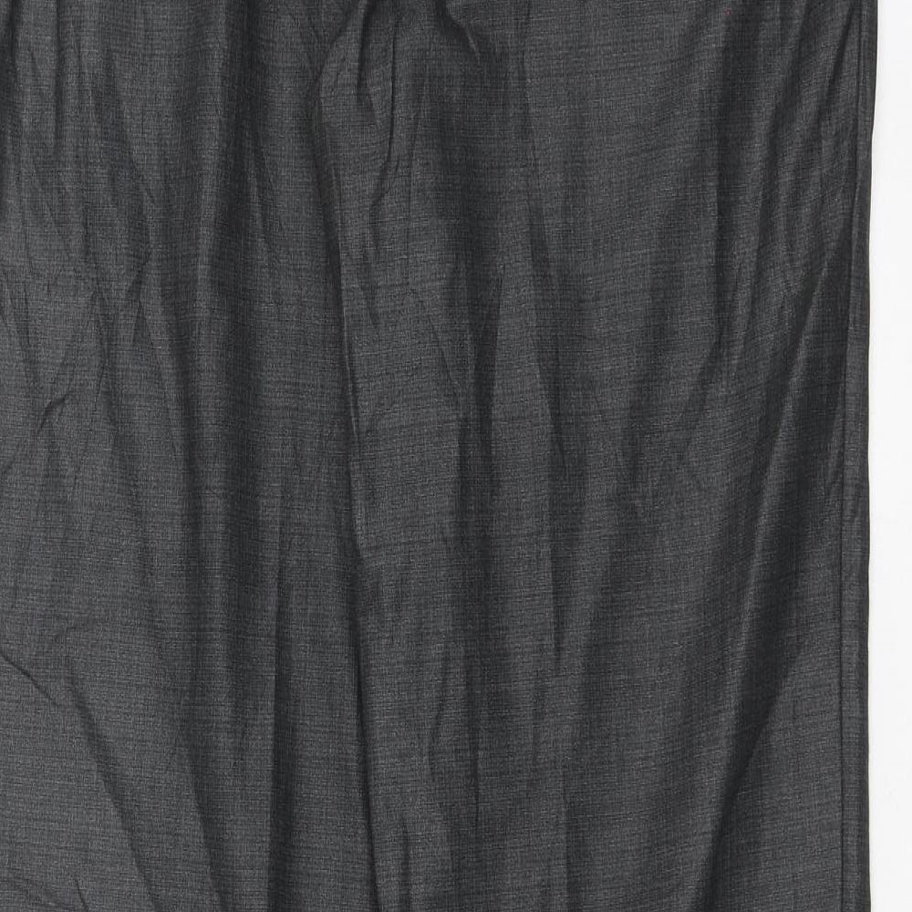 H&M Womens Grey   Trousers  Size 12 L28 in
