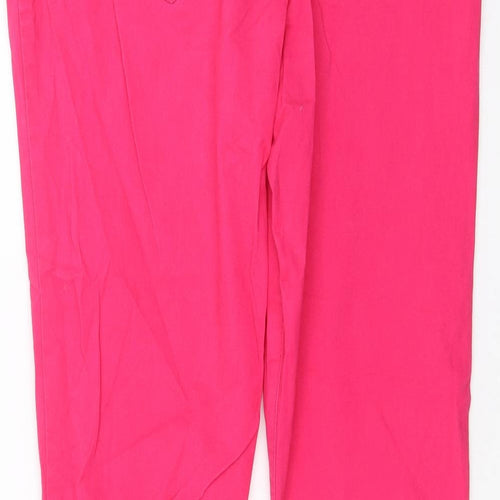 George Womens Pink  Denim Skinny Jeans Size 16 L28 in