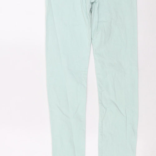 Zara Womens Green  Denim Skinny Jeans Size 8 L31 in