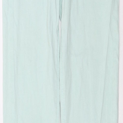 Zara Womens Green  Denim Skinny Jeans Size 8 L31 in