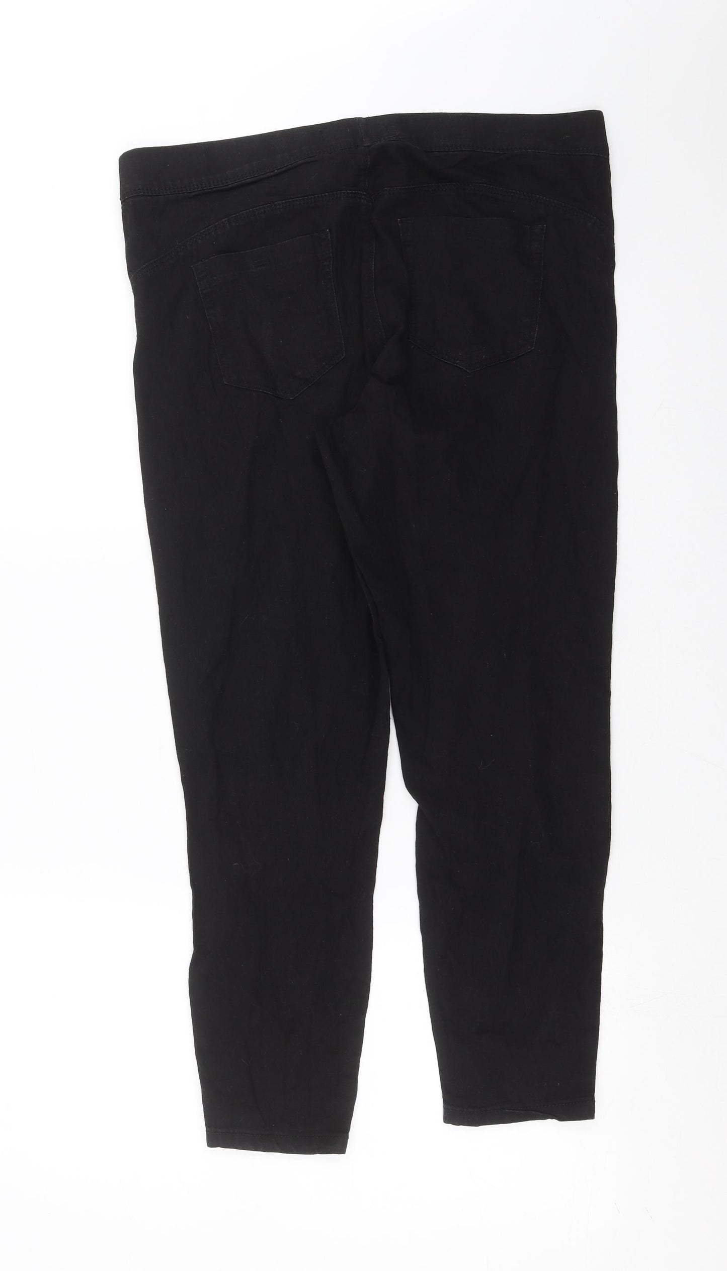 Primark Womens Black  Denim Jegging Jeans Size 16 L27 in