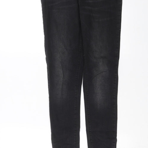 Primark Womens Black  Denim Skinny Jeans Size 8 L32 in