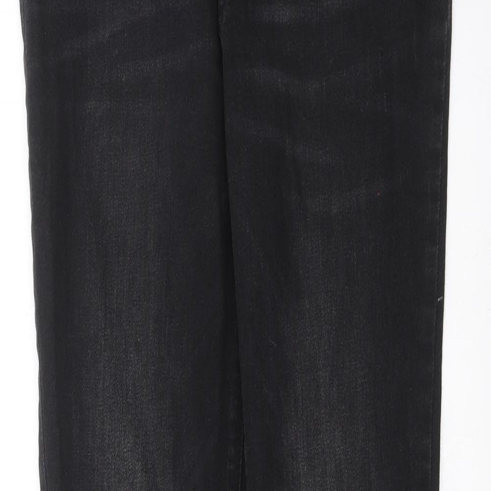 Primark Womens Black  Denim Skinny Jeans Size 8 L32 in