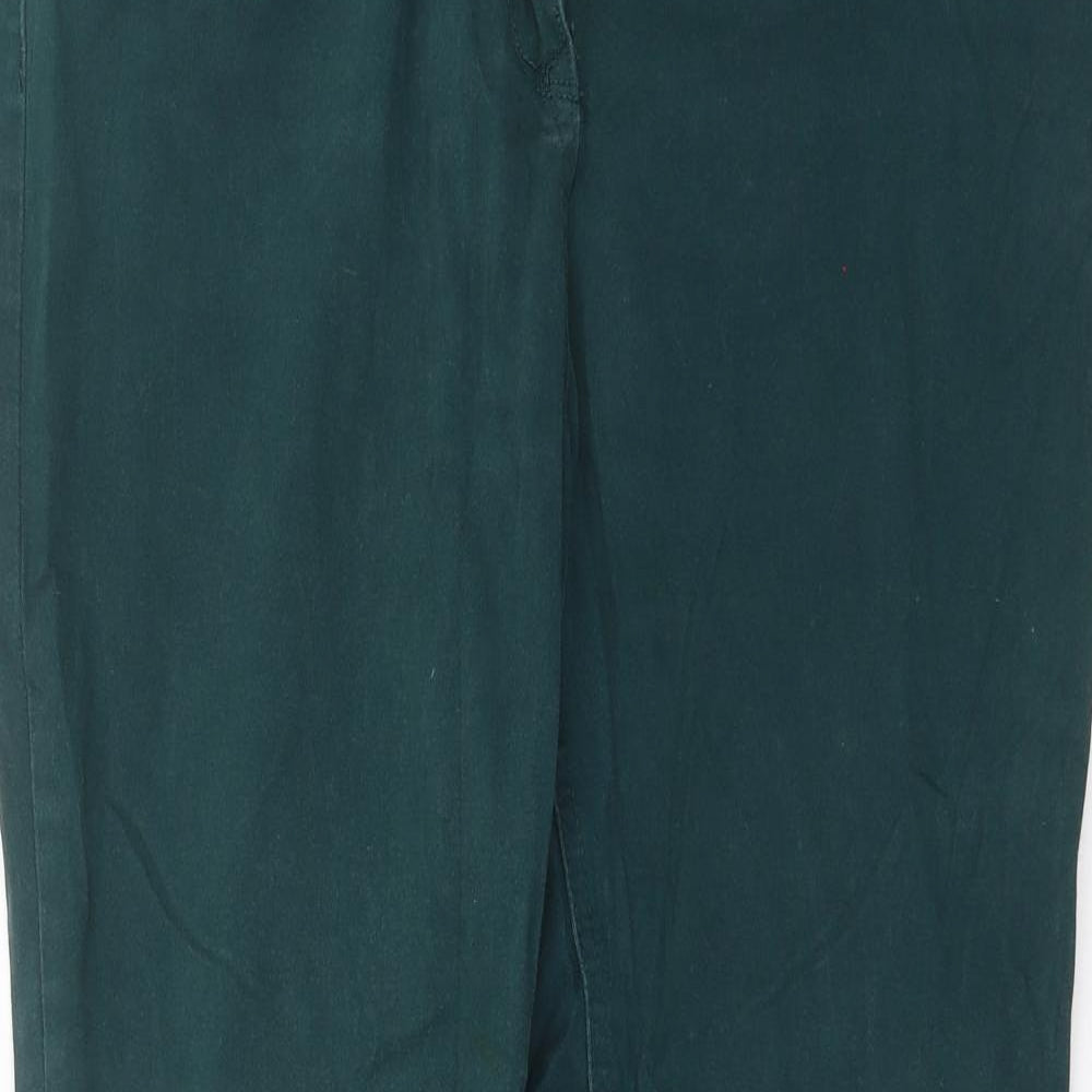 George Womens Green  Denim Straight Jeans Size 18 L29 in