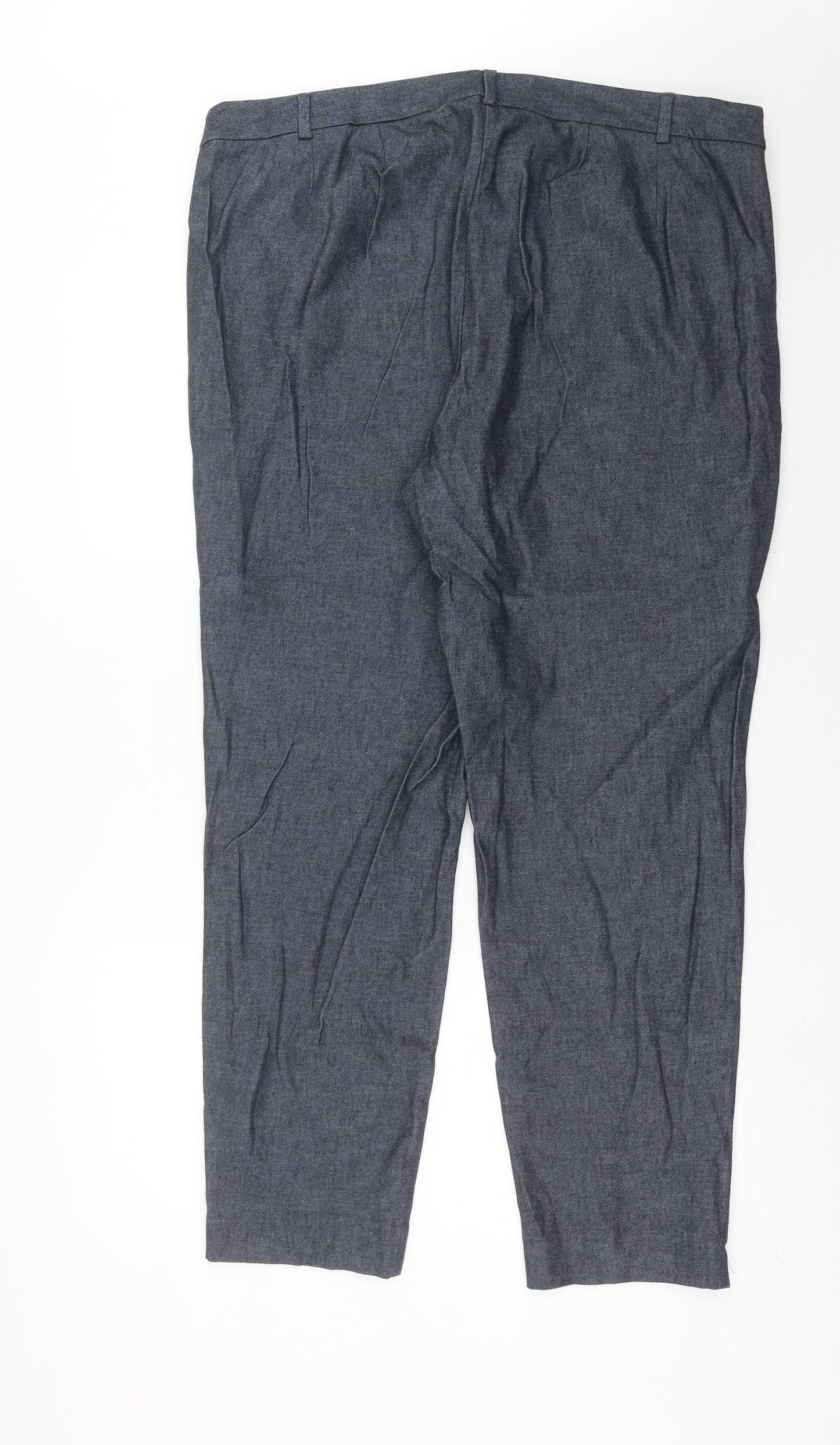 Marks and Spencer Womens Blue   Trousers  Size 20 L29 in