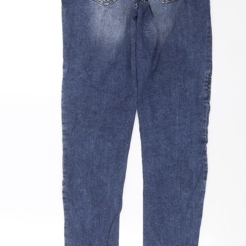 Primark Womens Blue  Denim Skinny Jeans Size 12 L31 in