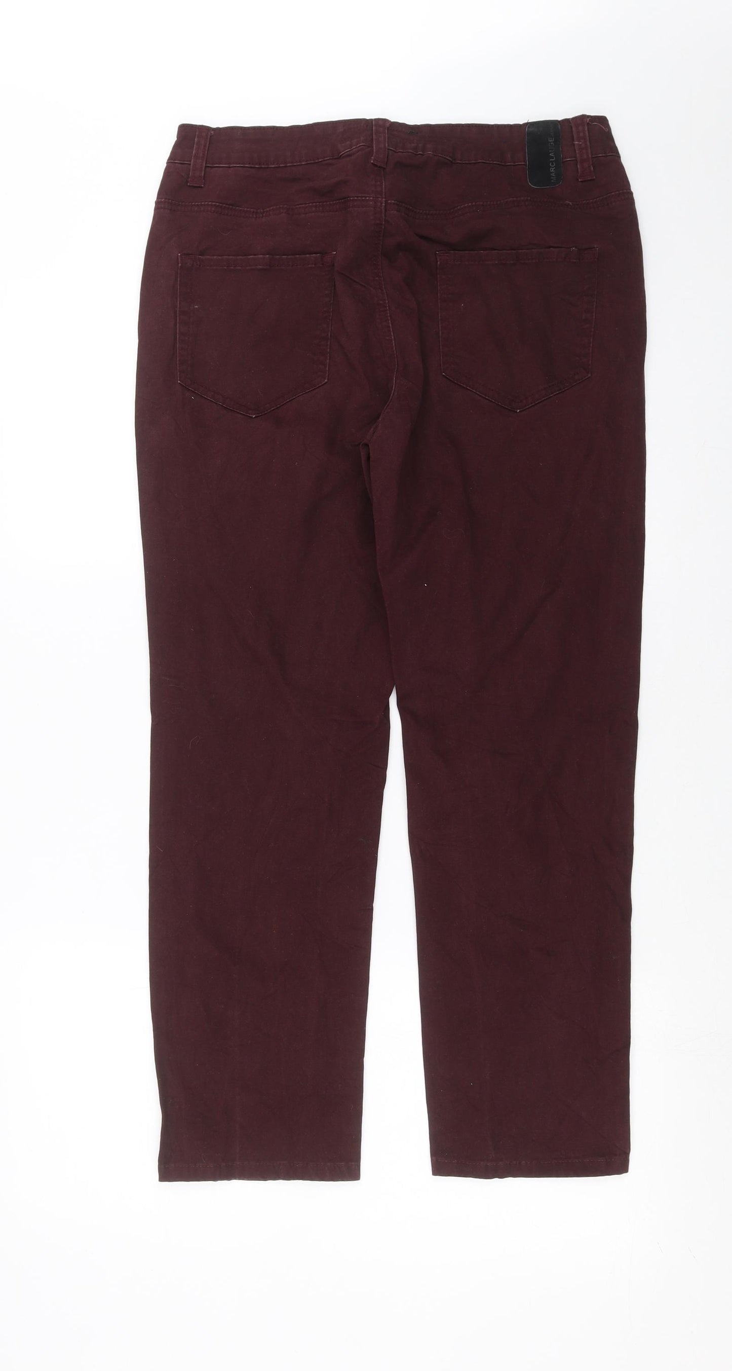 Marc Lauge Womens Purple   Straight Jeans Size 14 L26 in