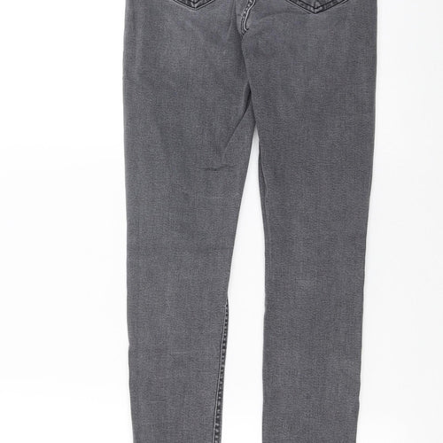 Topshop Womens Grey  Denim Skinny Jeans Size 26 in L25 in