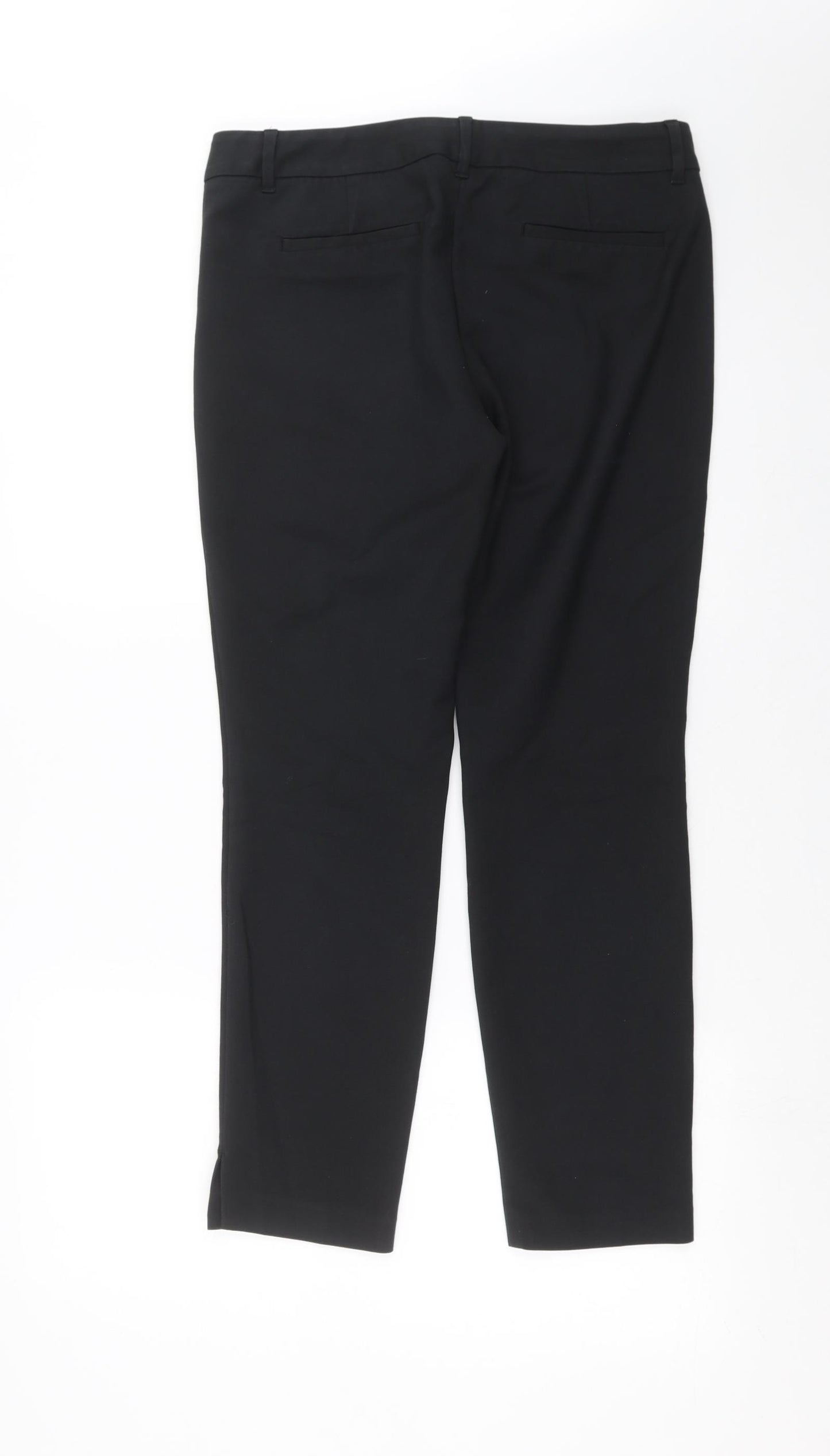 NEXT Womens Black   Capri Trousers Size 10 L27 in