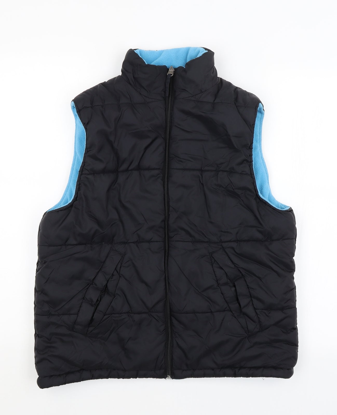 Cotton Traders Mens Black   Gilet Coat Size S