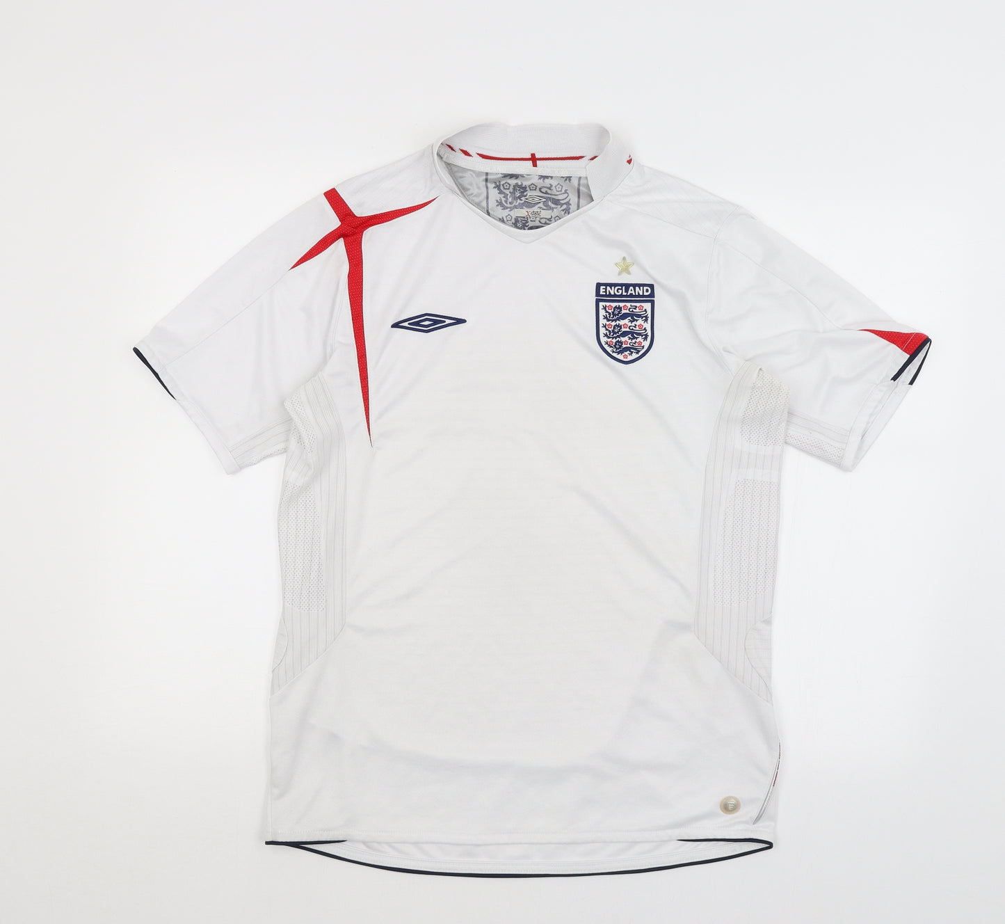 X-Static Mens White   Basic T-Shirt Size M  - England