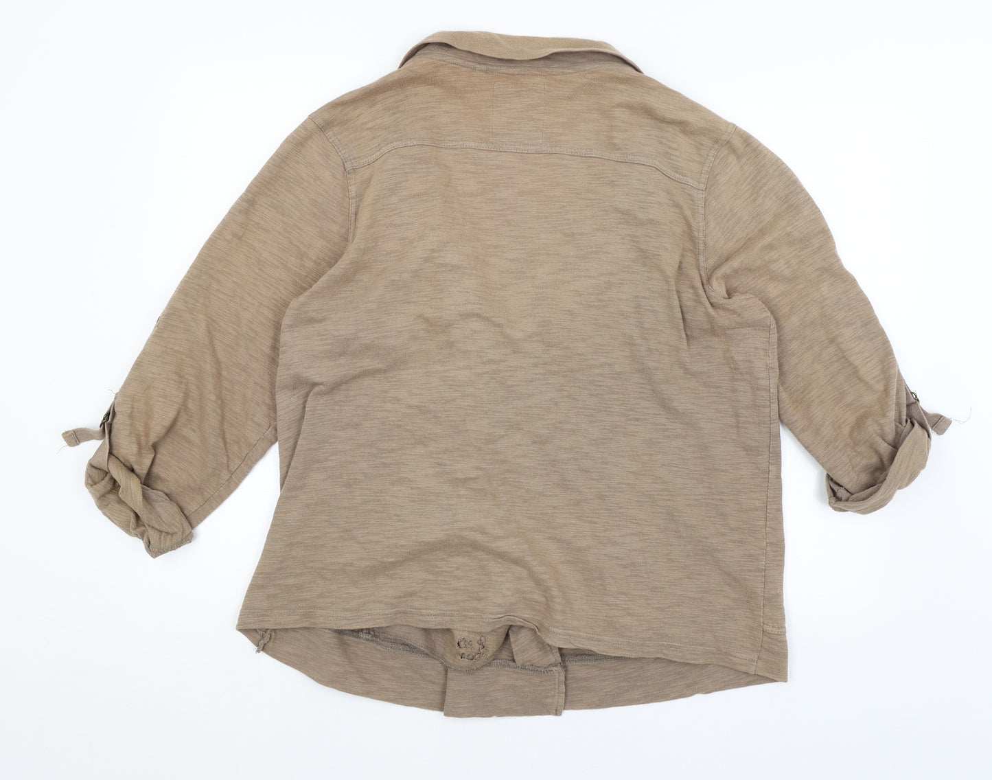 NEXT Womens Brown   Full Zip Jumper Size 20