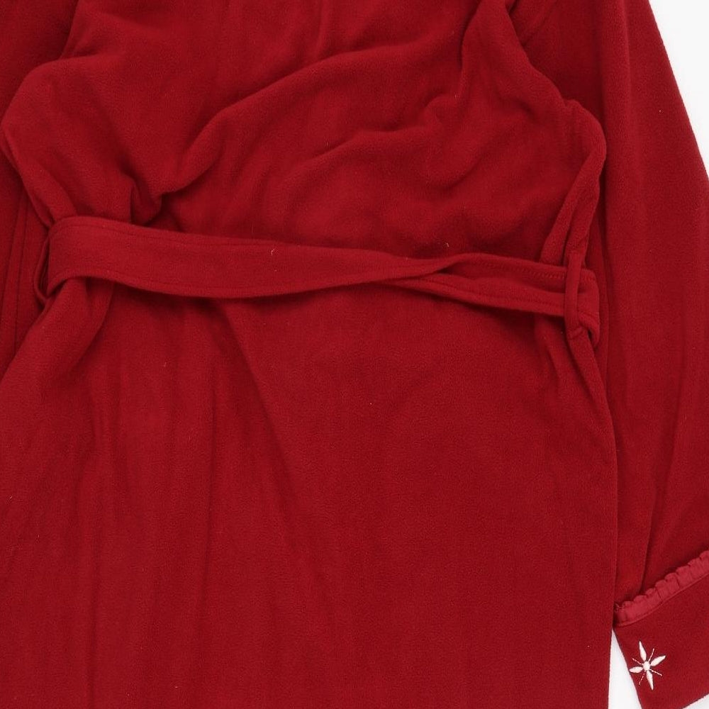 BHS Womens Red Solid  Kimono Gown Size 12