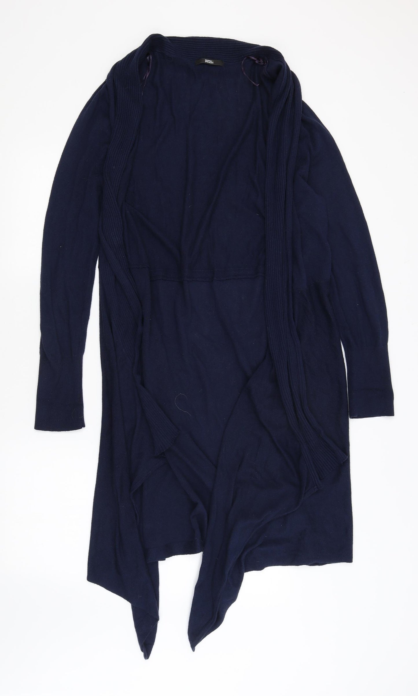 M&S Womens Blue   Cardigan Jumper Size 16