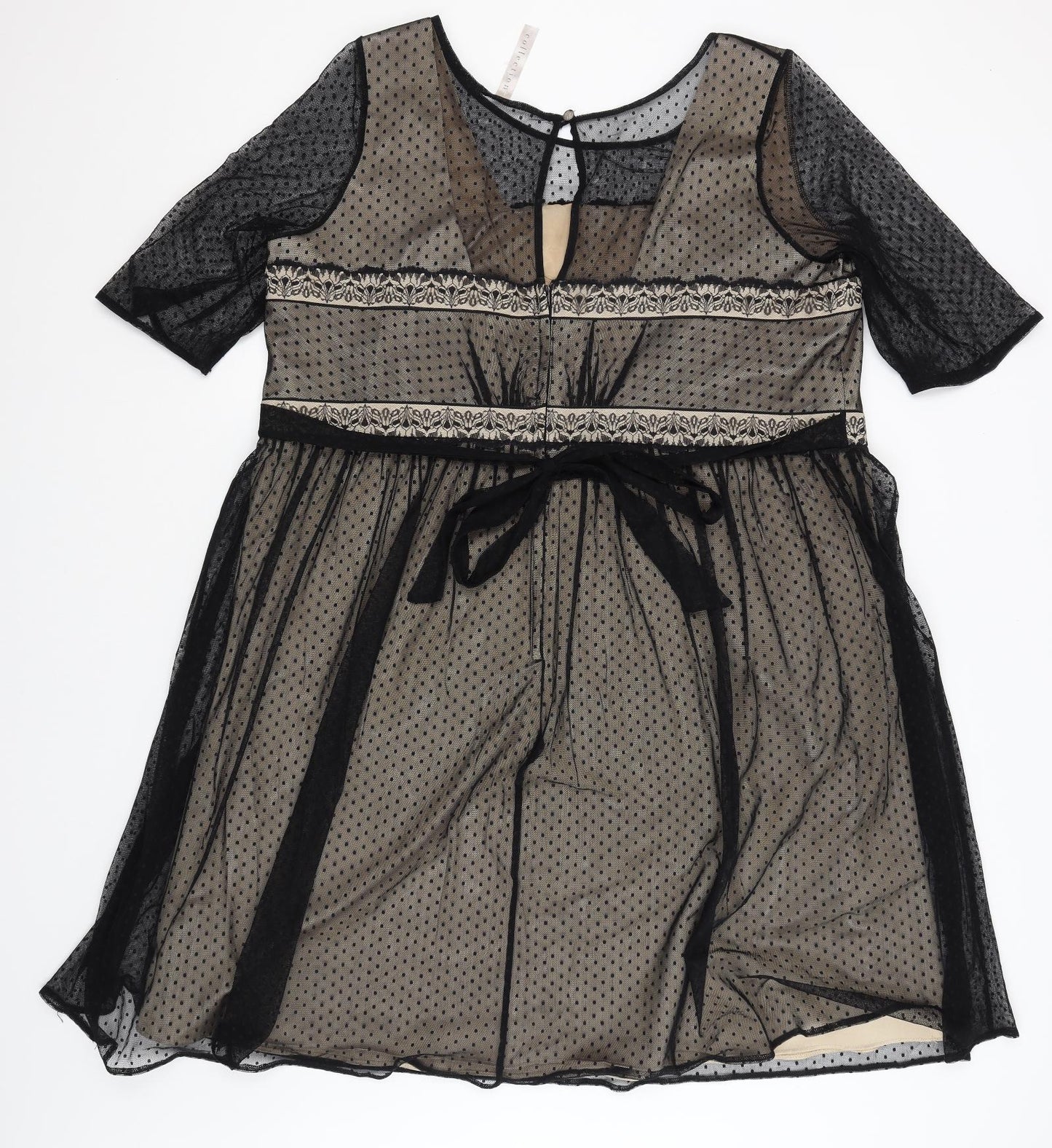 Collection Womens Black   Fit & Flare  Size 24