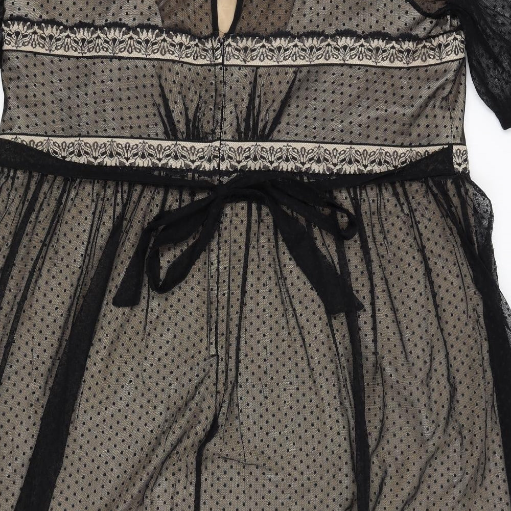 Collection Womens Black   Fit & Flare  Size 24