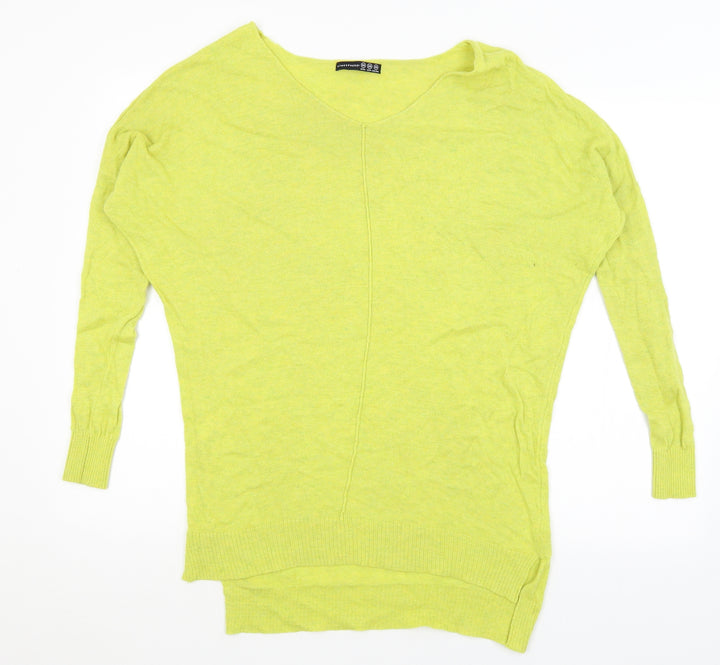 Atmosphere Womens Yellow Pullover Jumper Size XS