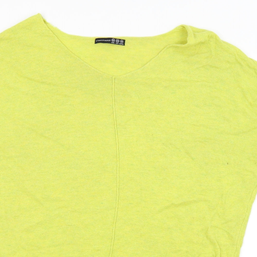 Atmosphere Womens Yellow   Pullover Jumper Size XS