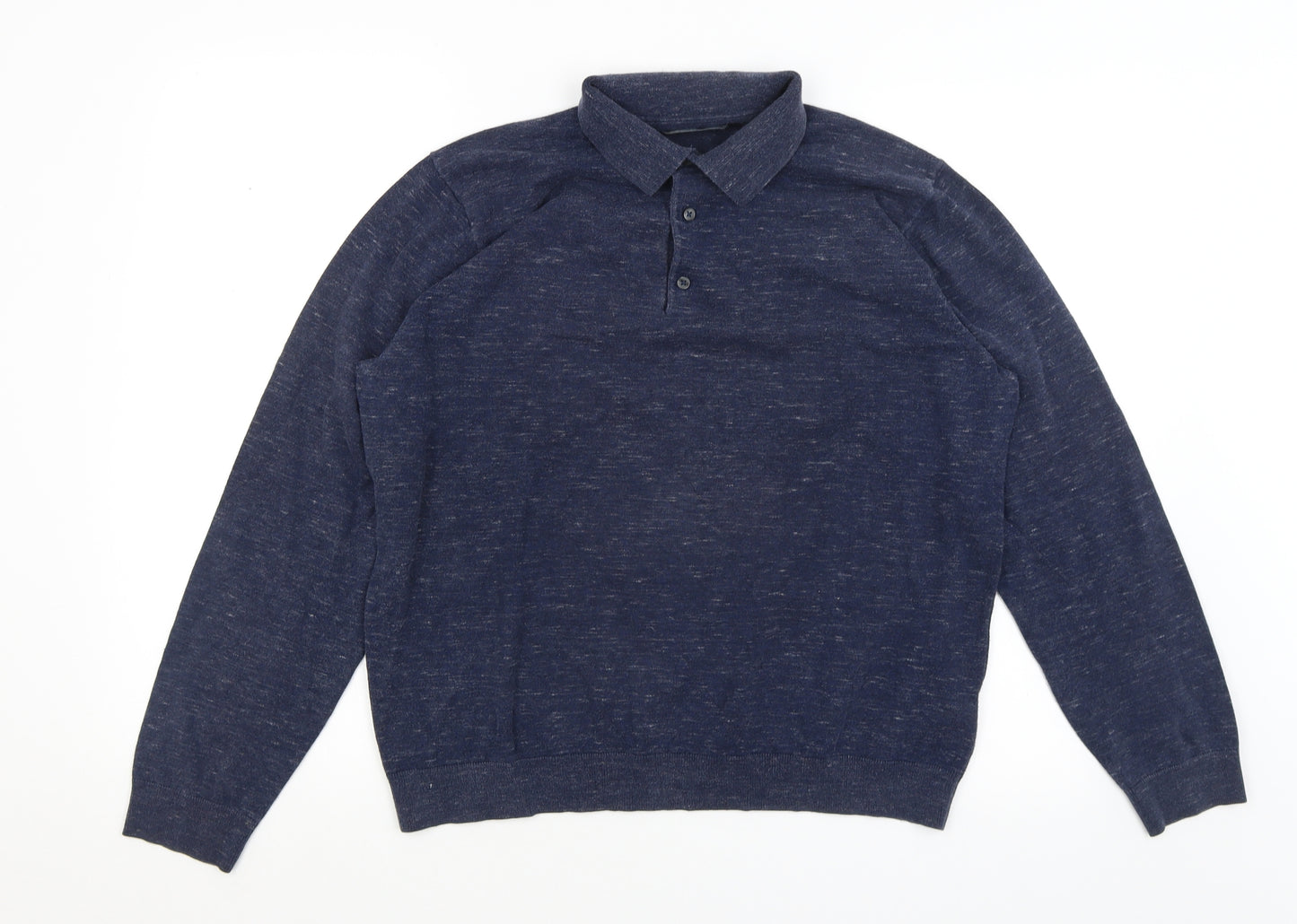 M&S Mens Blue   Pullover Jumper Size L