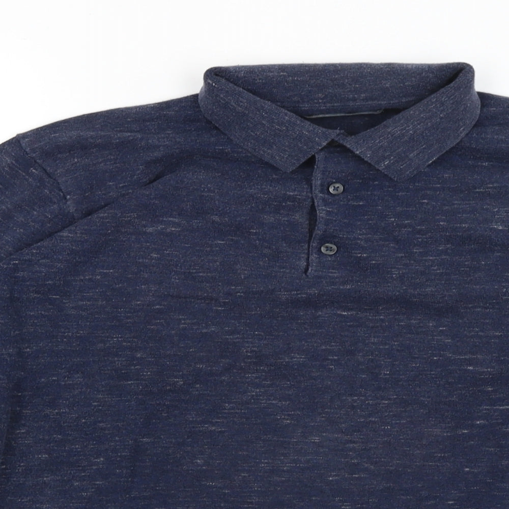 M&S Mens Blue   Pullover Jumper Size L
