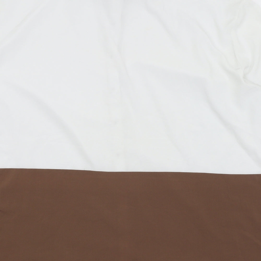 Being Casual Womens White   Basic Button-Up Size 20