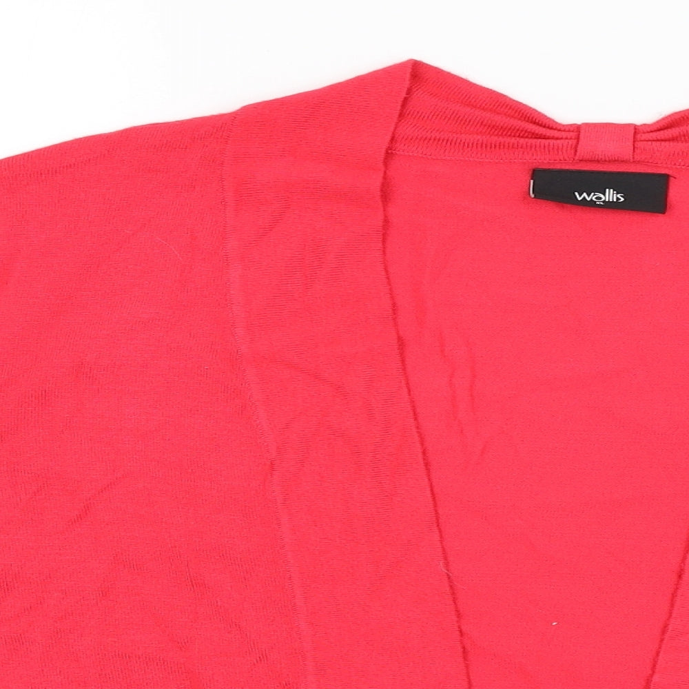 Wallis Womens Red   Cardigan Jumper Size XL