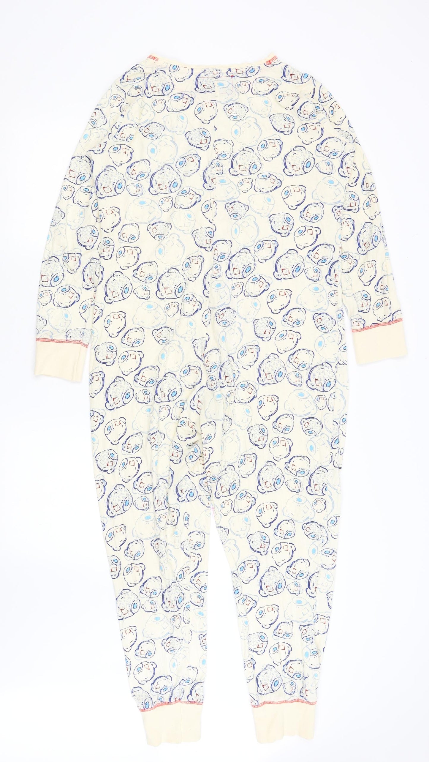 NEXT Womens Ivory Solid  Top One Piece Size L  - Tatty Teddy