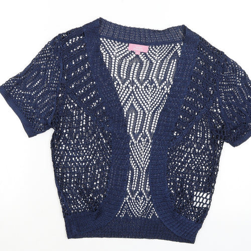 Sarah Hamilton Womens Blue   Cardigan Jumper Size M