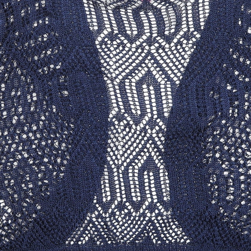 Sarah Hamilton Womens Blue   Cardigan Jumper Size M