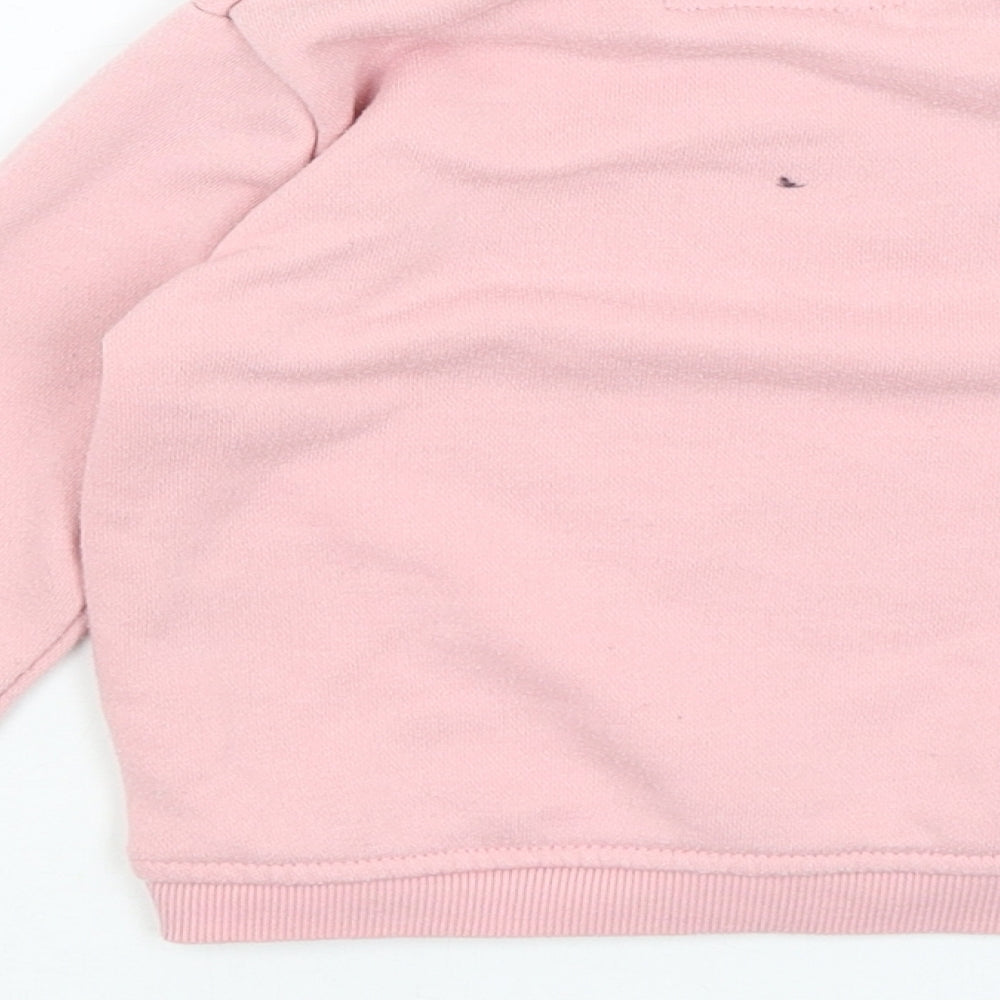 Primark Girls Pink   Pullover Jumper Size 3-4 Years  - 100% Unicorn