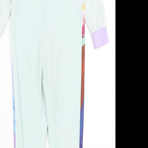 Disney Girls Blue Solid  Top One Piece Size 5-6 Years  - Frozen