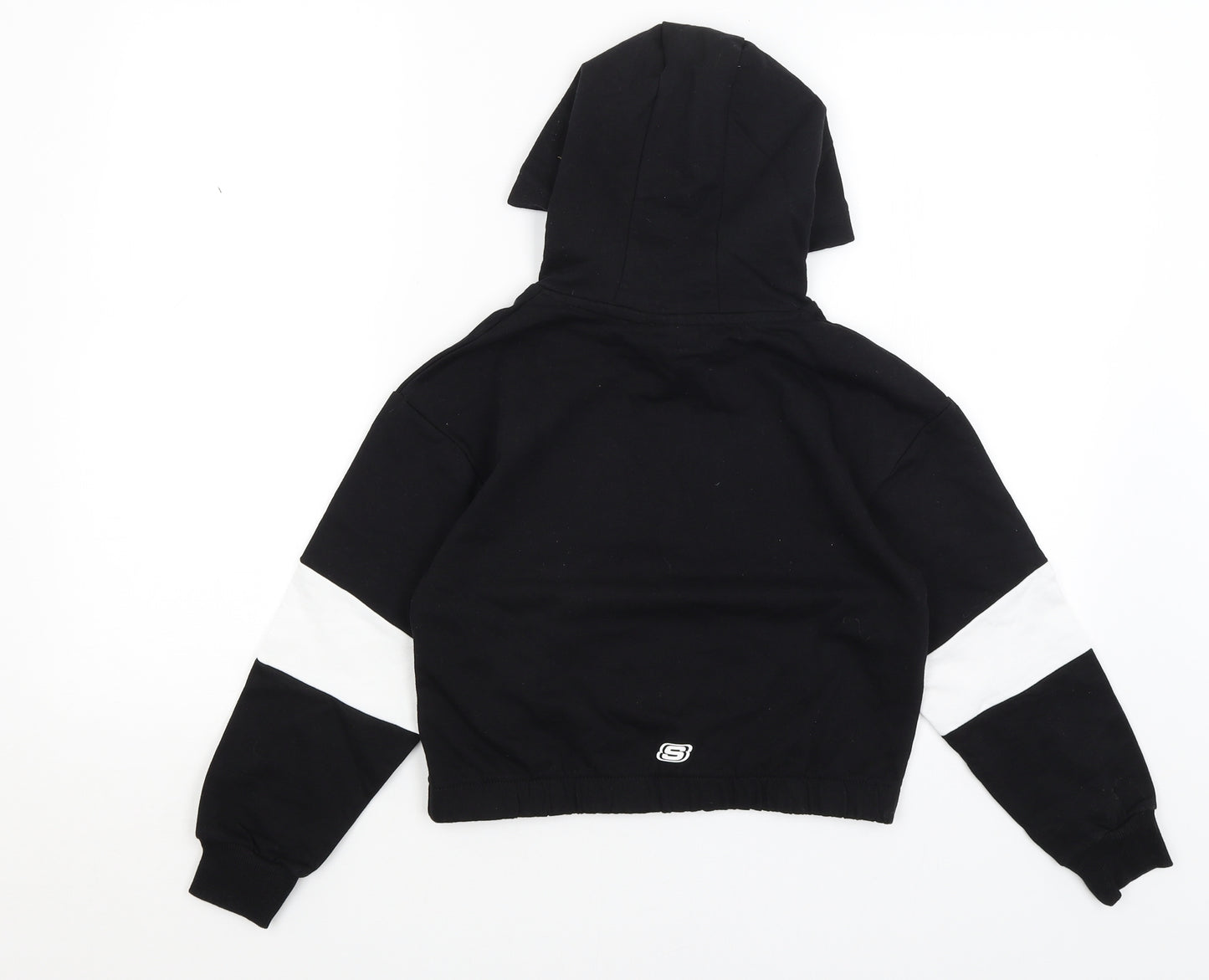 Sketchers Girls Black   Pullover Hoodie Size 8-9 Years