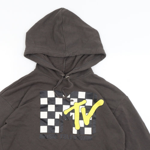 Divided Womens Grey   Pullover Hoodie Size S  - MTV