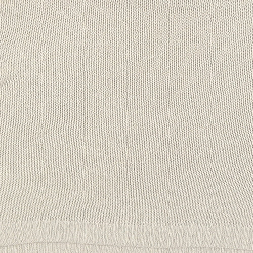 Basic Womens Beige   Pullover Jumper Size M