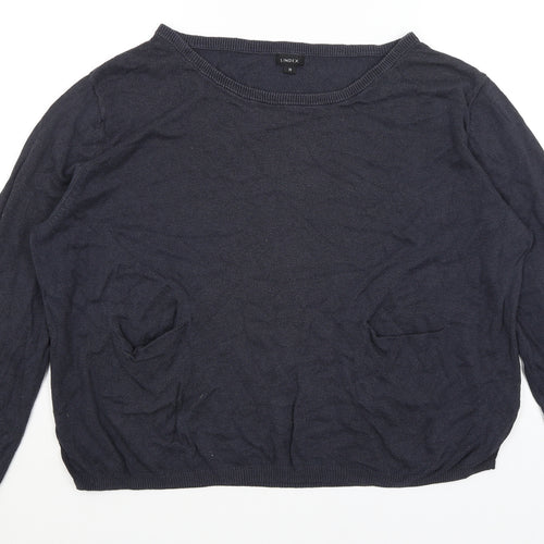 Lindex Mens Blue   Pullover Jumper Size M