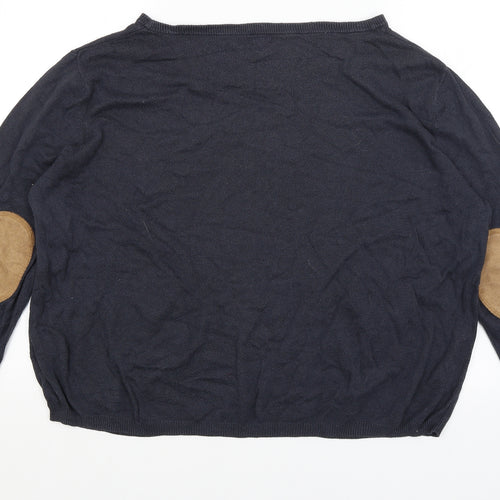 Lindex Mens Blue   Pullover Jumper Size M