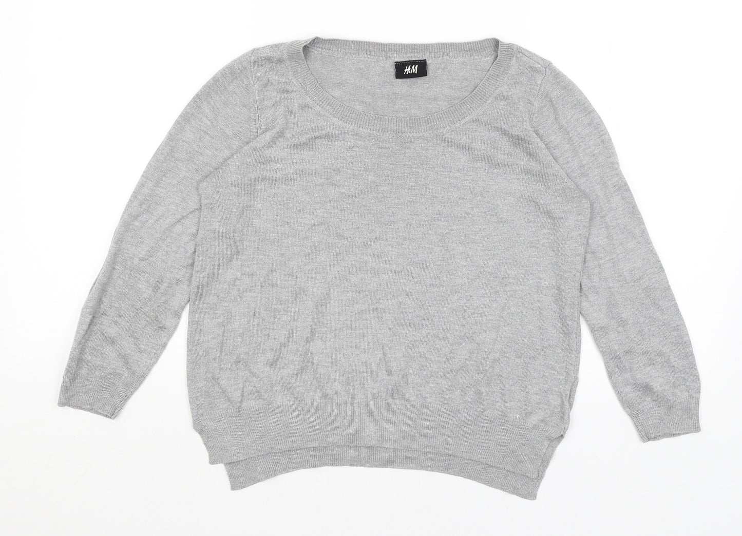 H&M Womens Grey   Pullover Jumper Size S