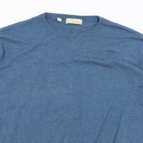 W&B Mens Blue   Pullover Jumper Size 4XL
